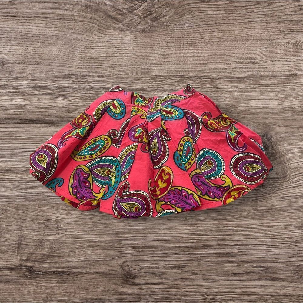 Francis + Benedict Vibrant Paisley Skirt M